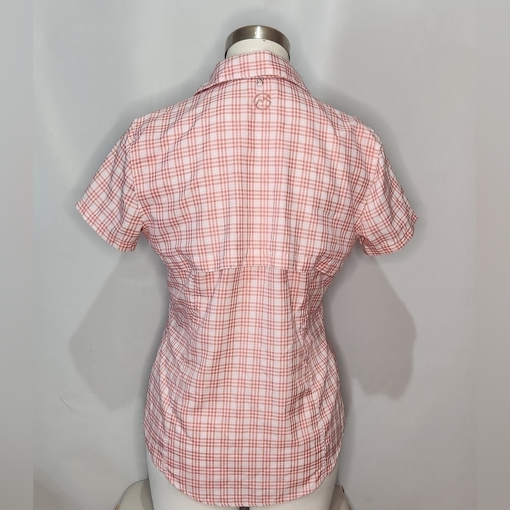 Magellan M fish gear vented pink gingham fishing - Picture 2 of 8